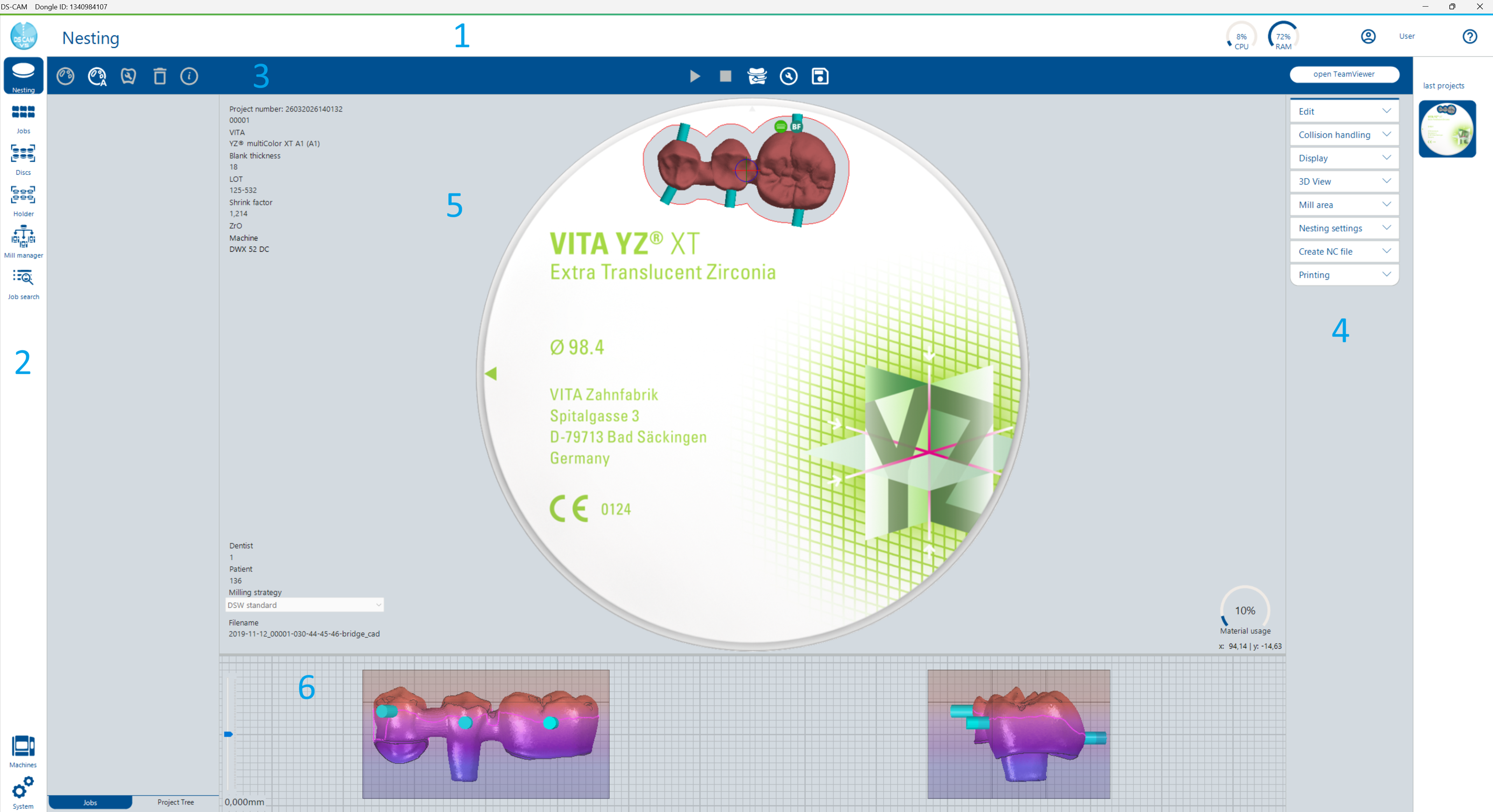 Full UI Overview (e.g., Nesting Dialog)