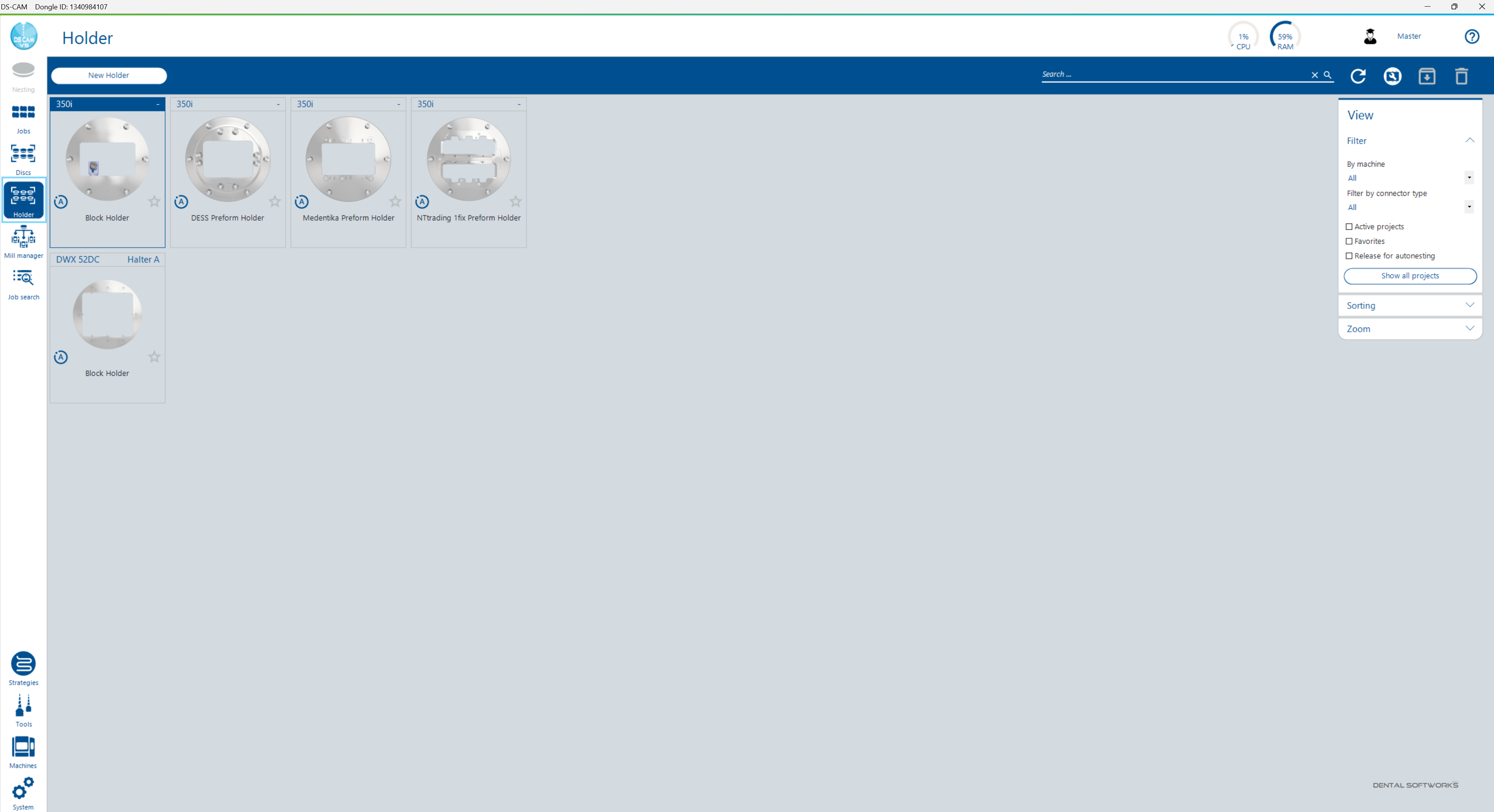 Holder Dialog – Overview