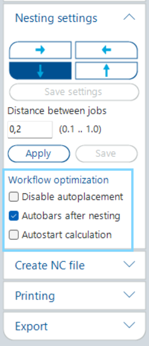 Workflow Optimization – Right Sidebar